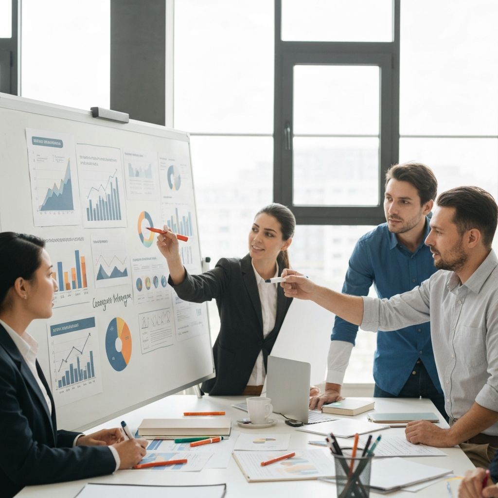 Equipo colaborando en workshop de diseño de customer journey map con notas adhesivas y diagramas